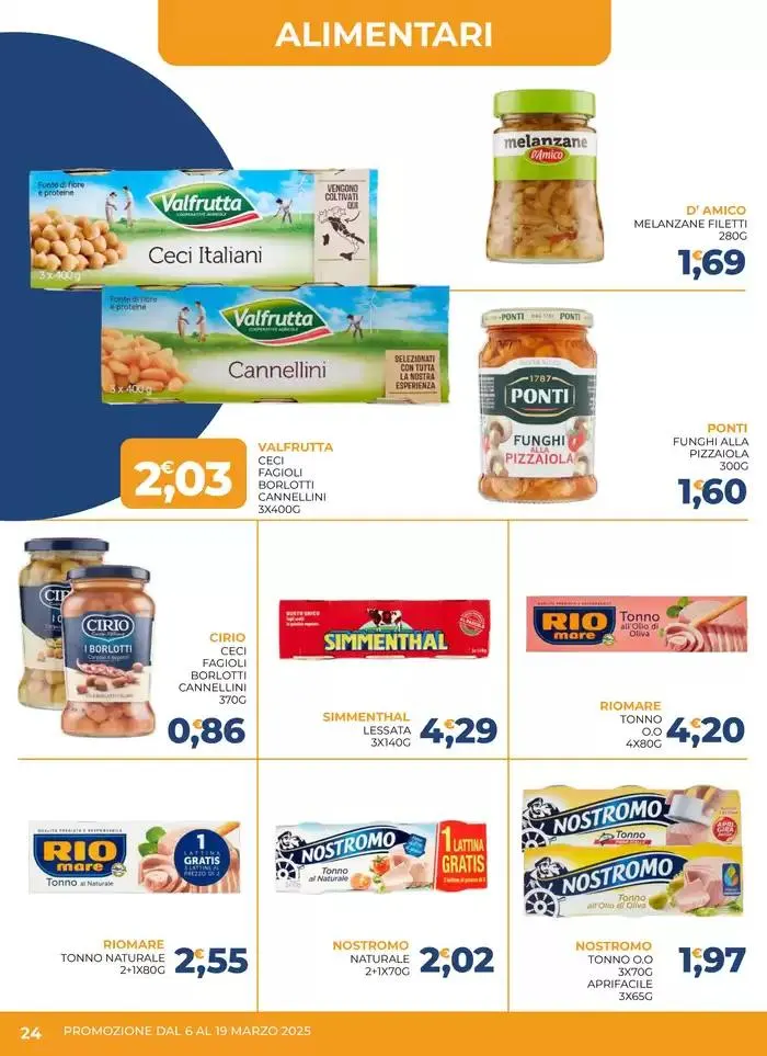 Promozione dal 6 al 19 marzo da 6 marzo a 19 marzo di 2025 - Pagina del volantino 24