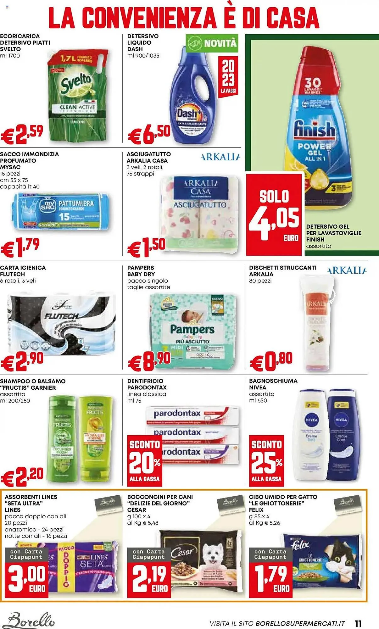 Volantino Borello Supermercati da 24 luglio a 6 agosto di 2025 - Pagina del volantino 11