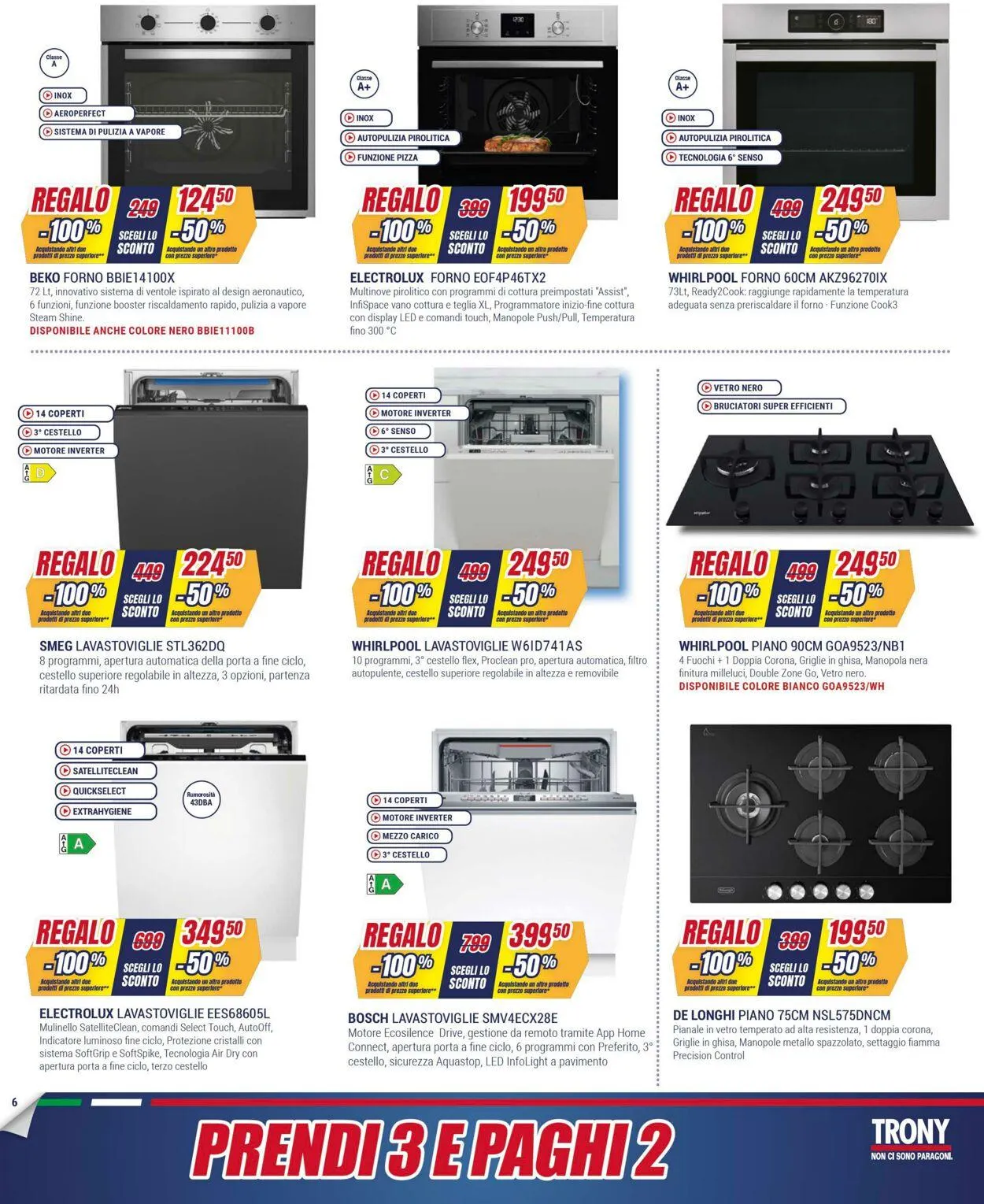 Trony - Palermo Volantino attuale da 3 luglio a 30 luglio di 2025 - Pagina del volantino 6