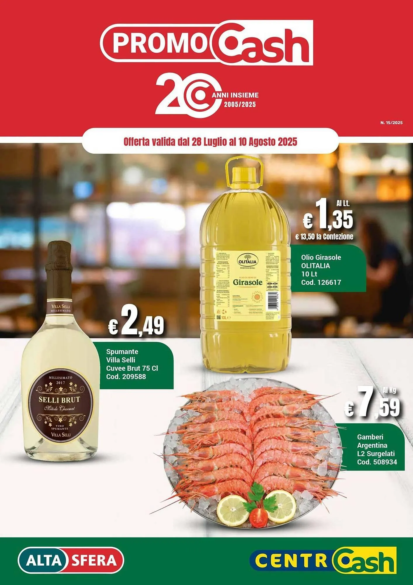 Volantino Centro Cash da 28 luglio a 10 agosto di 2025 - Pagina del volantino 1