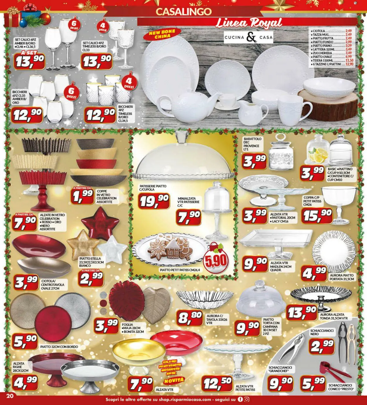 Risparmio Casa Volantino attuale da 25 novembre a 17 dicembre di 2023 - Pagina del volantino 20