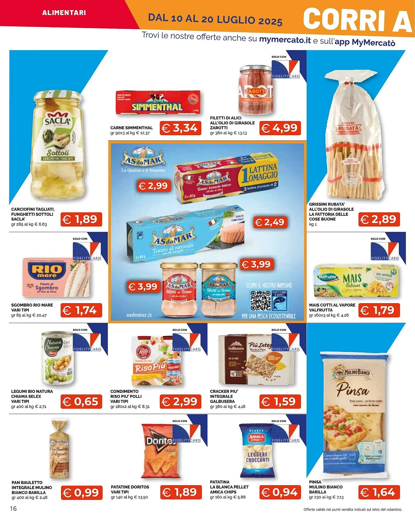 Volantino Mercatò Big da 10 luglio a 20 luglio di 2025 - Pagina del volantino 16