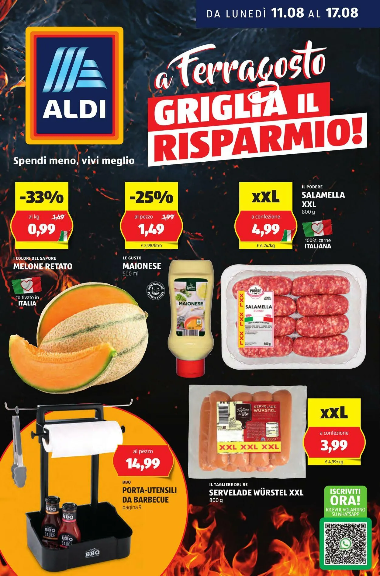 Aldi Volantino attuale da 11 agosto a 17 agosto di 2025 - Pagina del volantino 1