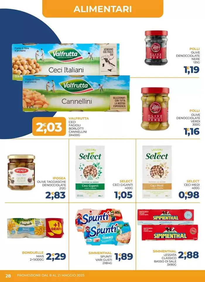 Promozione dal 8 al 21 maggio da 8 maggio a 21 maggio di 2025 - Pagina del volantino 28