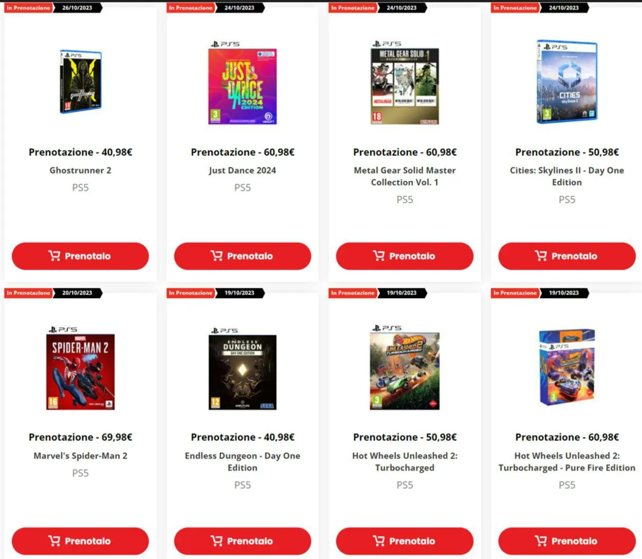 GameStop da 13 settembre a 4 ottobre di 2023 - Pagina del volantino 3