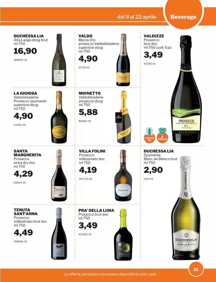 Promozioni da 9 aprile a 22 aprile di 2025 - Pagina del volantino 31