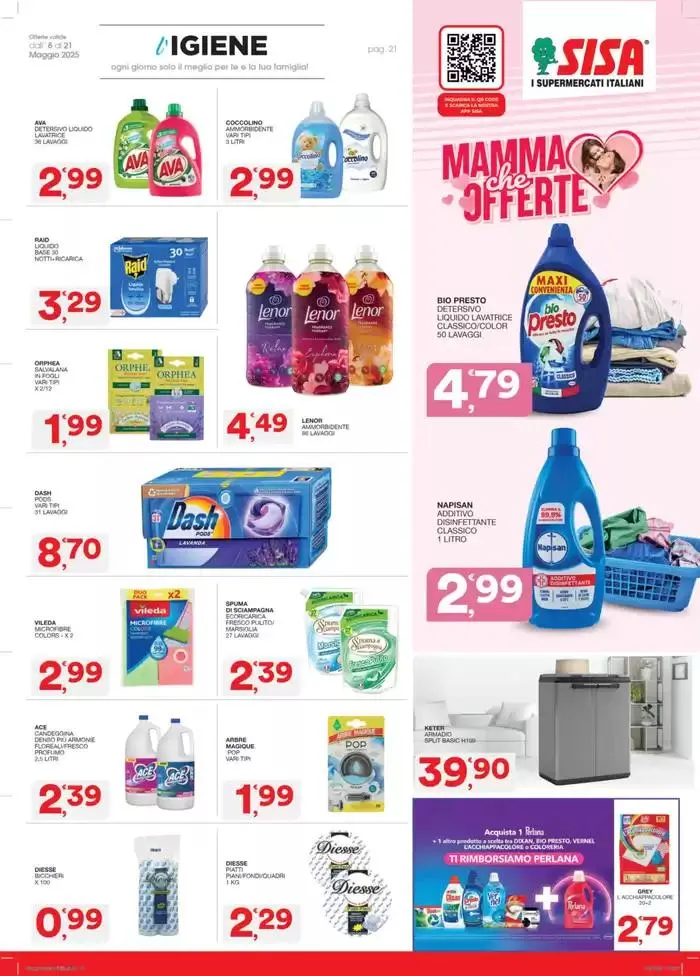 Mamma che offerte da 8 maggio a 21 maggio di 2025 - Pagina del volantino 21