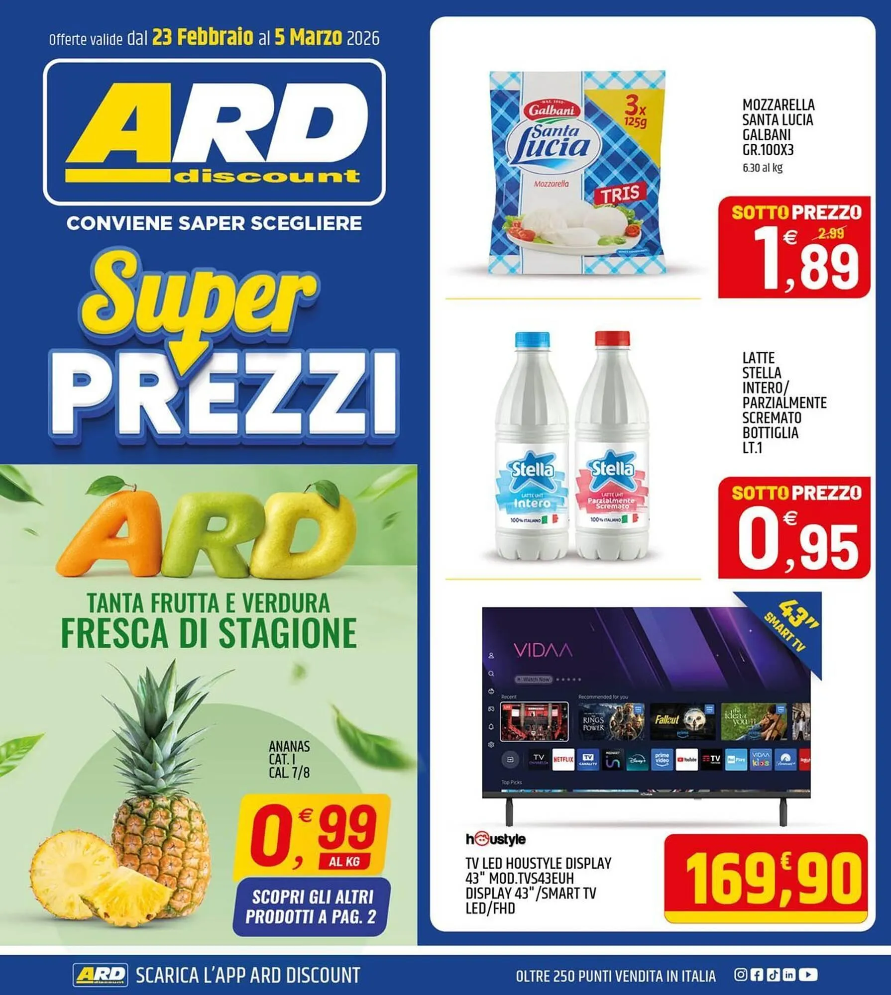 Volantino Ard Discount da 23 febbraio a 5 marzo di 2026 - Pagina del volantino 1