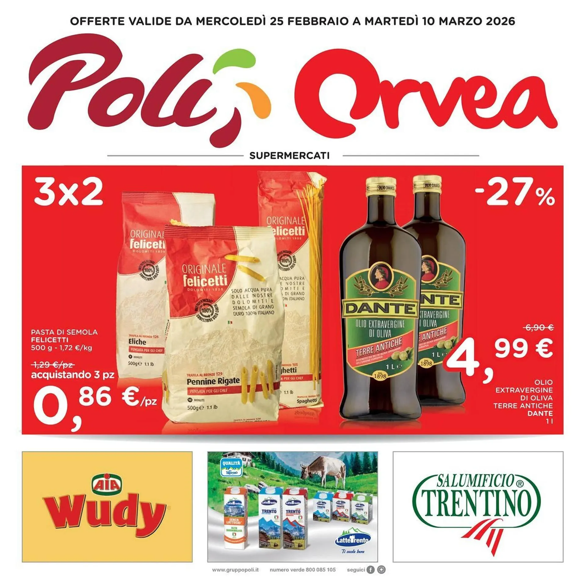 Volantino Orvea da 25 febbraio a 10 marzo di 2026 - Pagina del volantino 1
