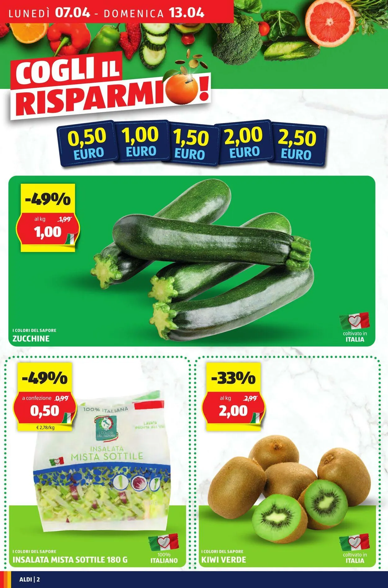Aldi Volantino attuale da 7 aprile a 13 aprile di 2025 - Pagina del volantino 2