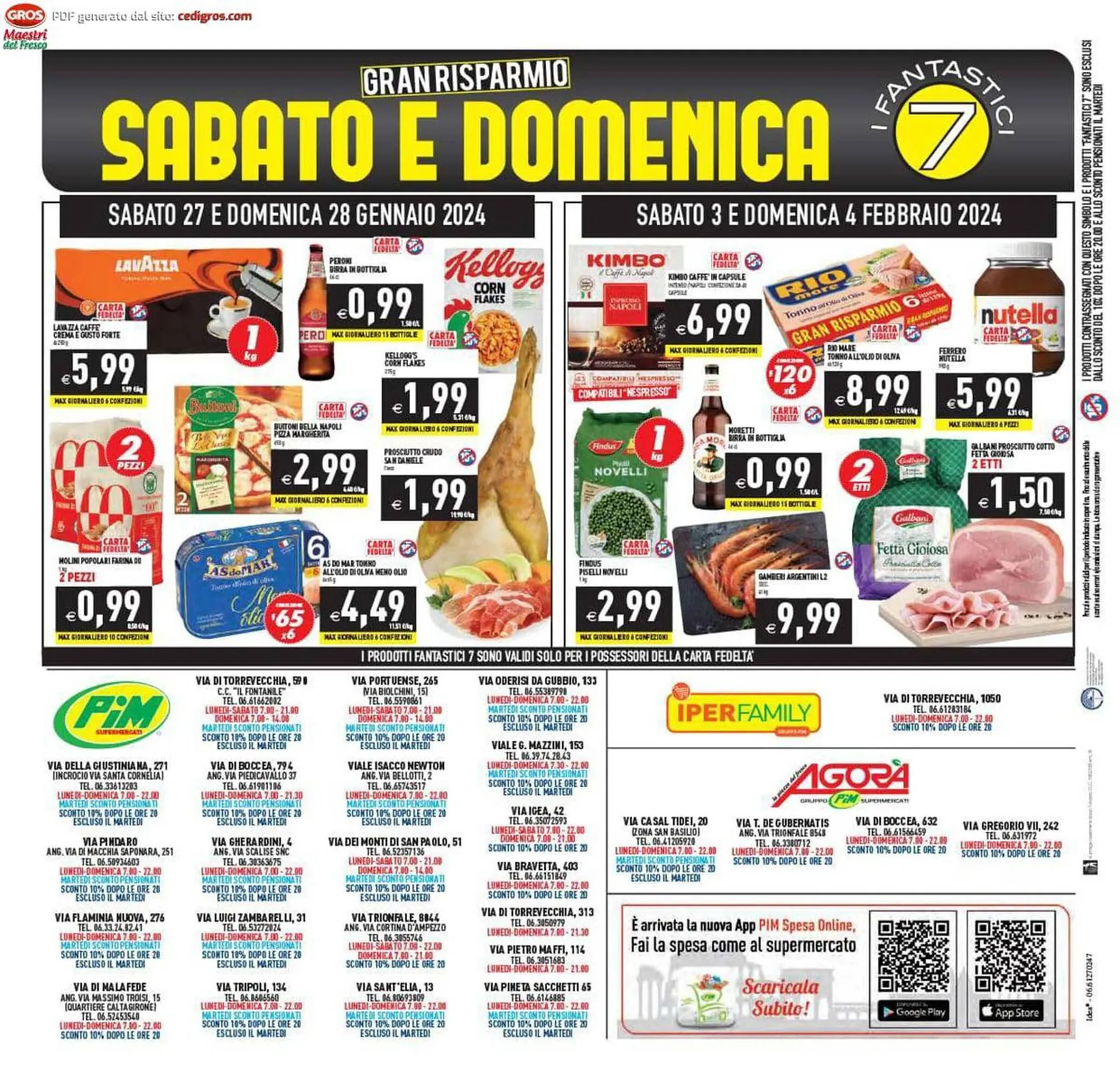 Volantino Pim Supermercati da 26 gennaio a 5 febbraio di 2024 - Pagina del volantino 24