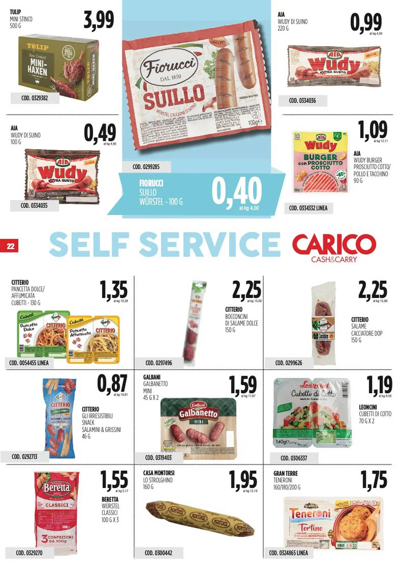 Volantino Carico Cash & Carry da 25 settembre a 8 ottobre di 2025 - Pagina del volantino 22