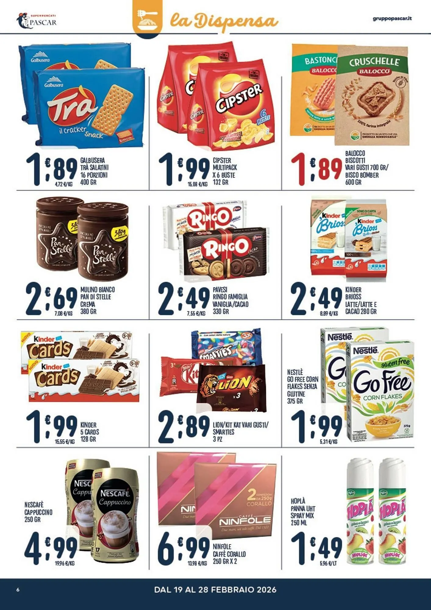Volantino Gruppo Pascar da 19 febbraio a 28 febbraio di 2026 - Pagina del volantino 6