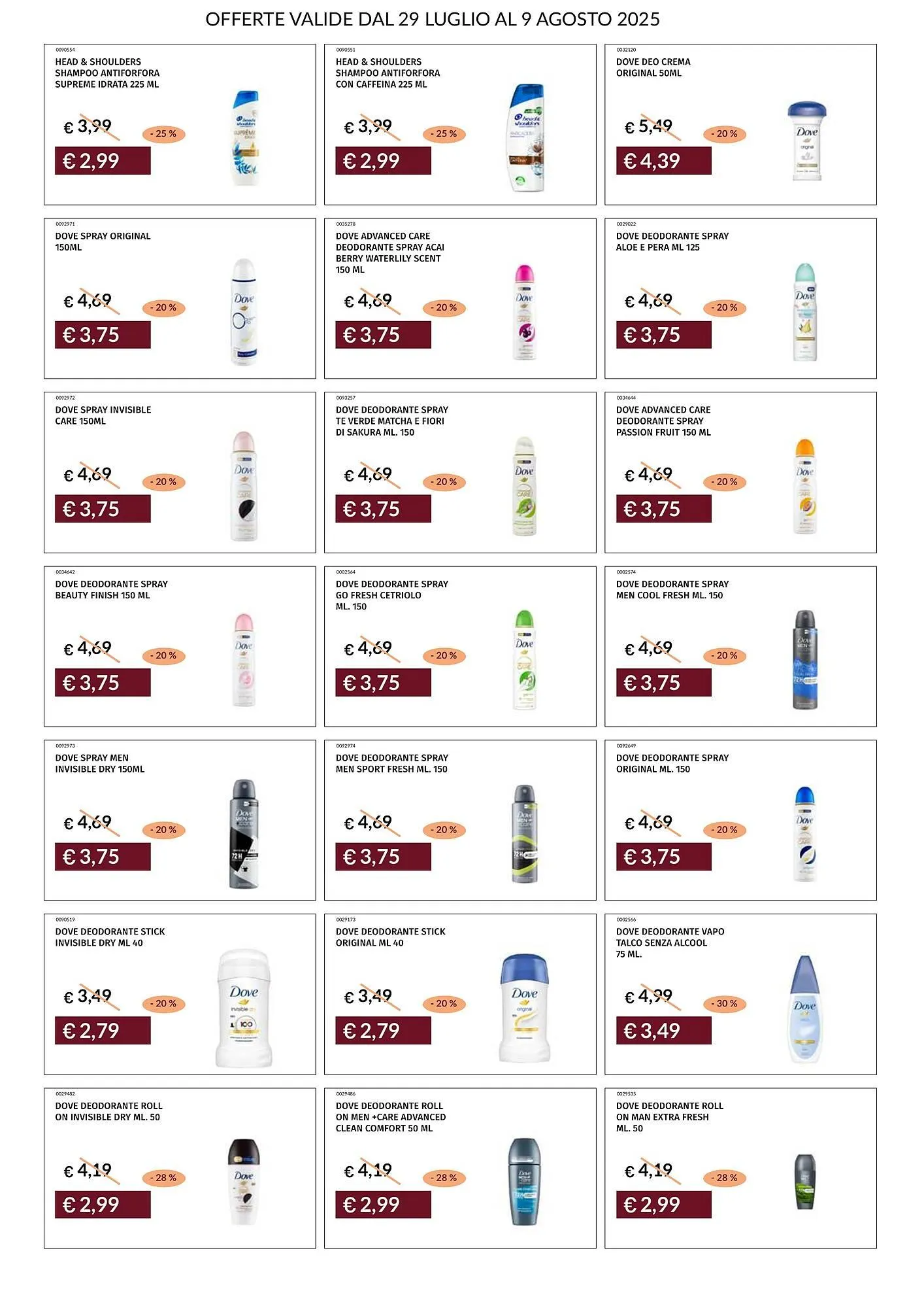 Volantino Prezzemolo e Vitale da 29 luglio a 9 agosto di 2025 - Pagina del volantino 38