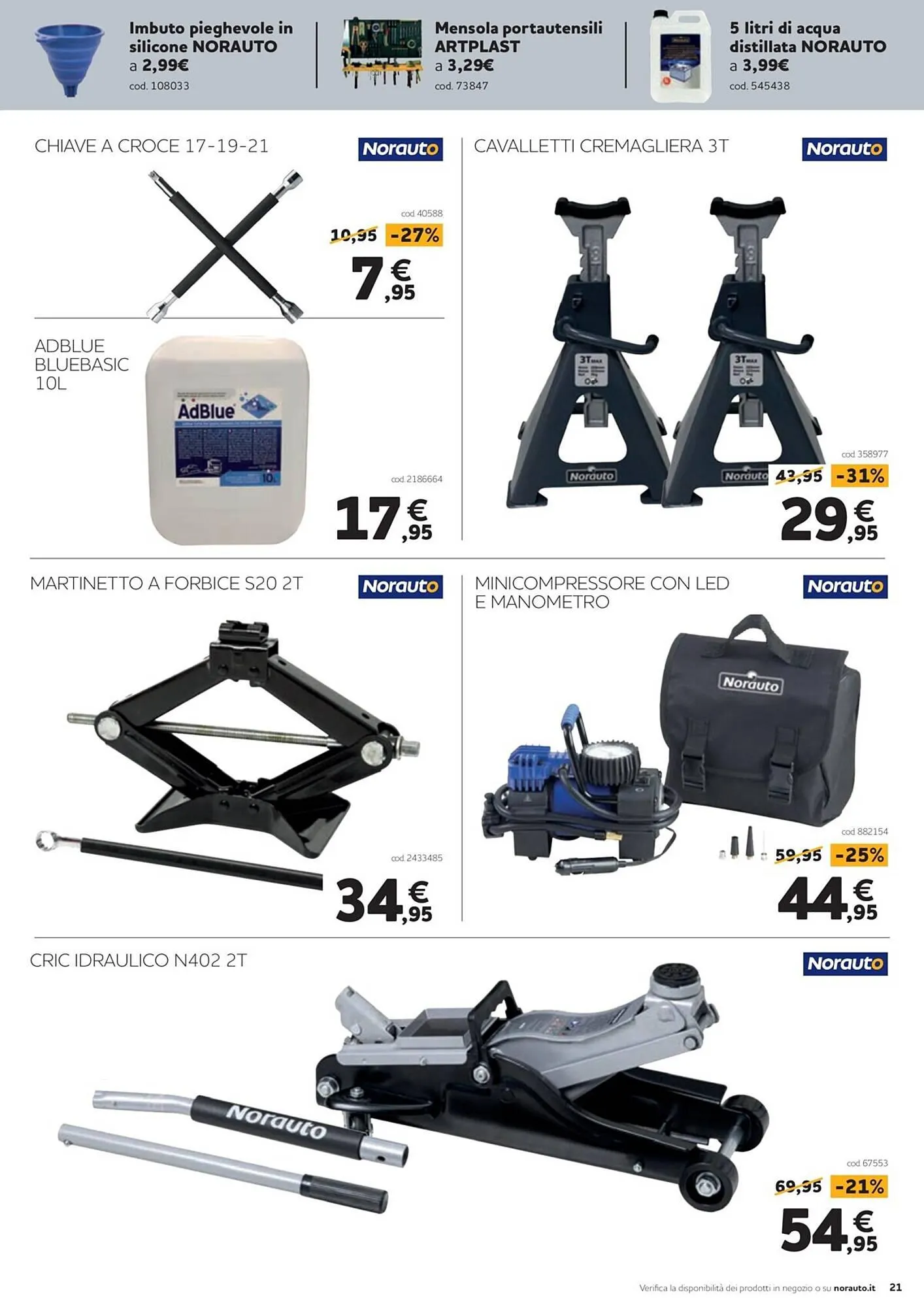 Volantino Norauto da 27 luglio a 30 agosto di 2023 - Pagina del volantino 21
