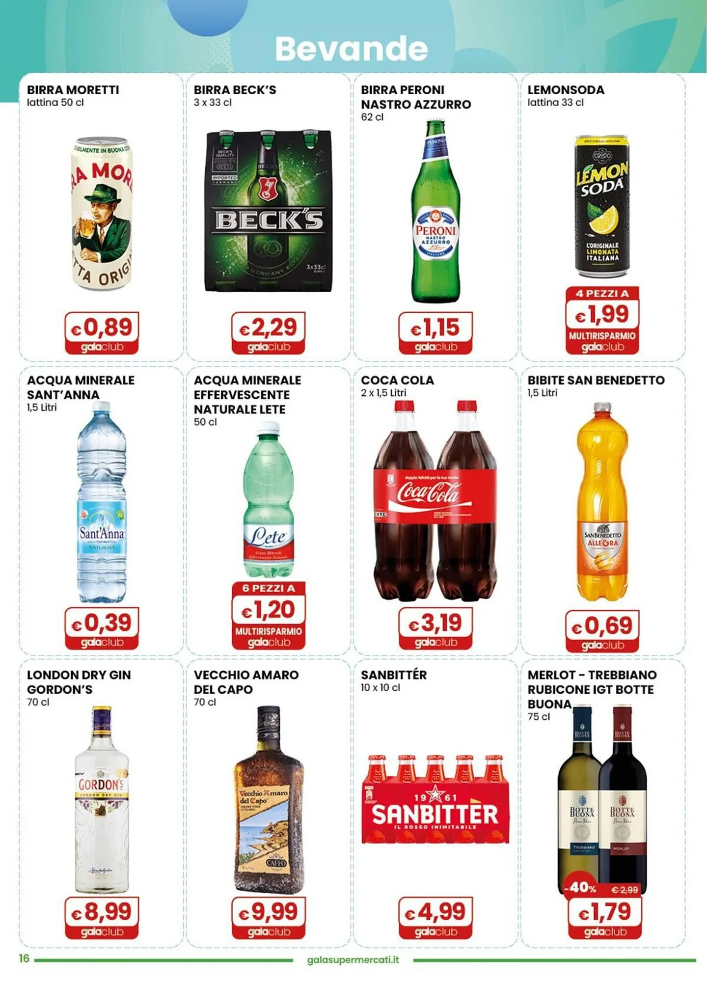 Volantino Gala Supermercati da 25 febbraio a 10 marzo di 2026 - Pagina del volantino 16