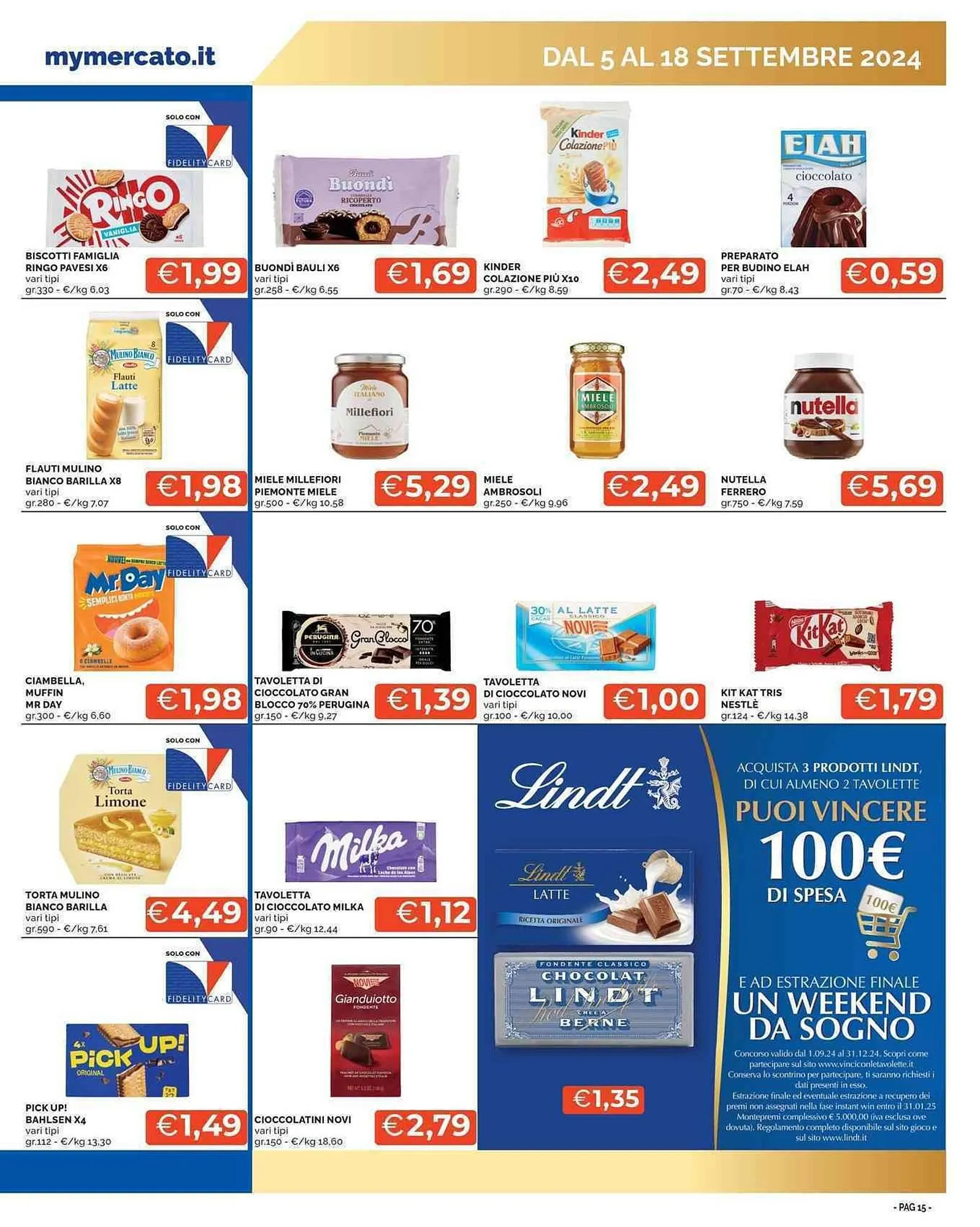 Volantino Mercatò Big da 5 settembre a 18 settembre di 2024 - Pagina del volantino 15