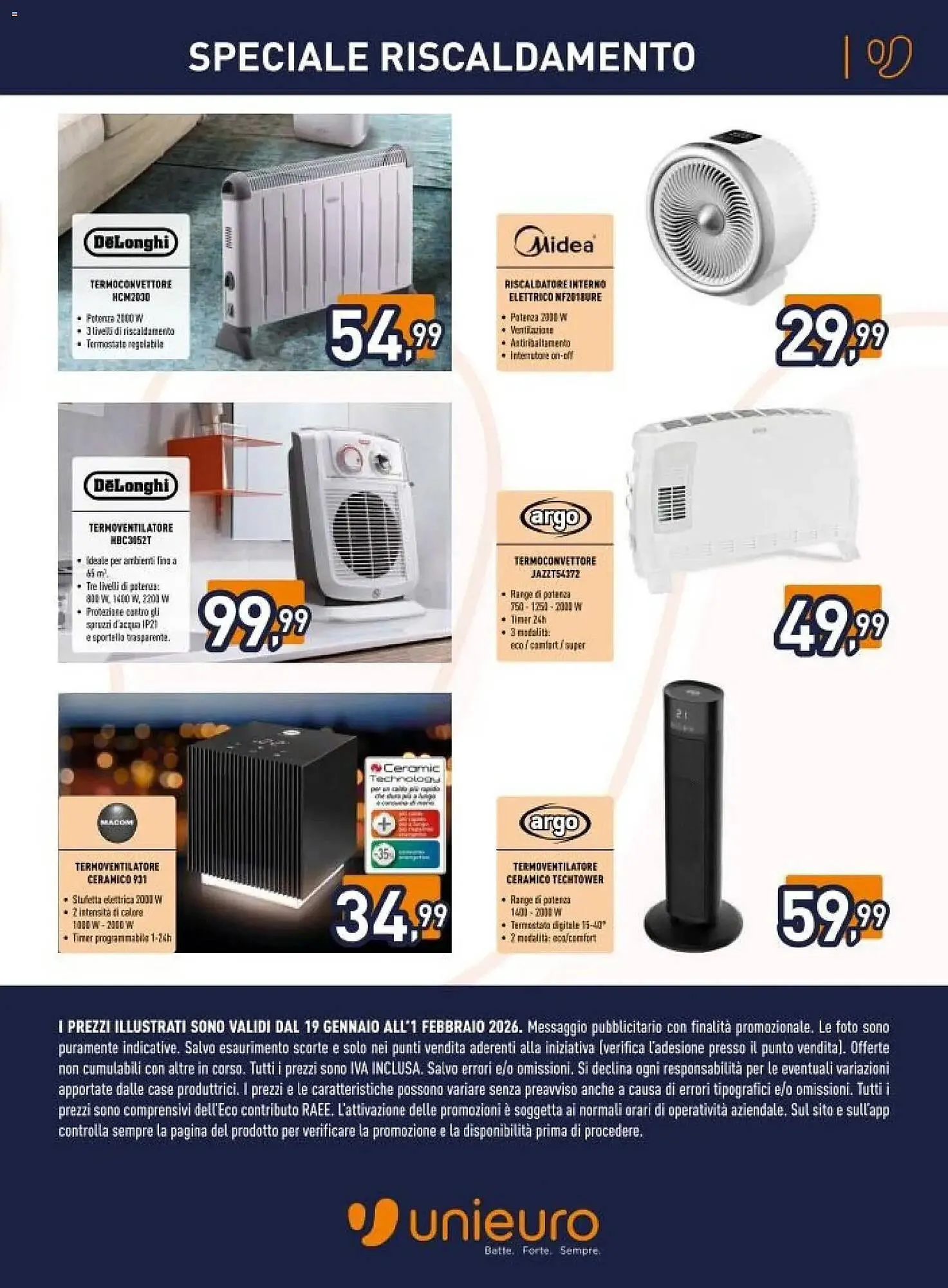 Volantino Unieuro da 19 gennaio a 1 febbraio di 2026 - Pagina del volantino 7