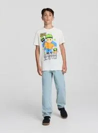 T-shirt con stampa Stumble Guys® Bianco lana