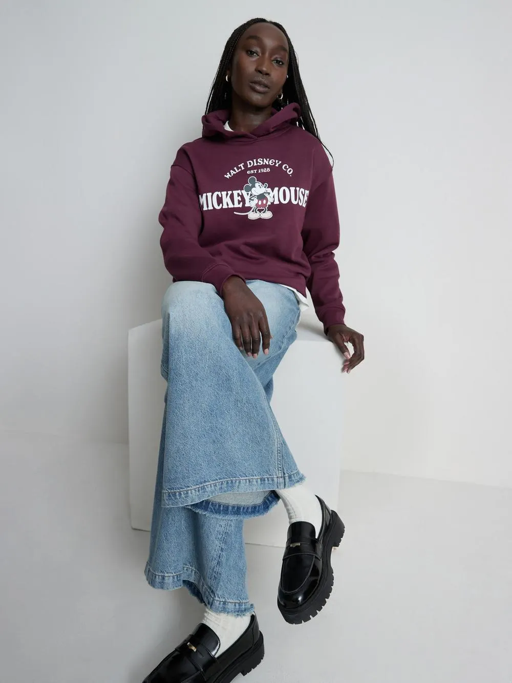 Felpa con cappuccio Topolino Disney