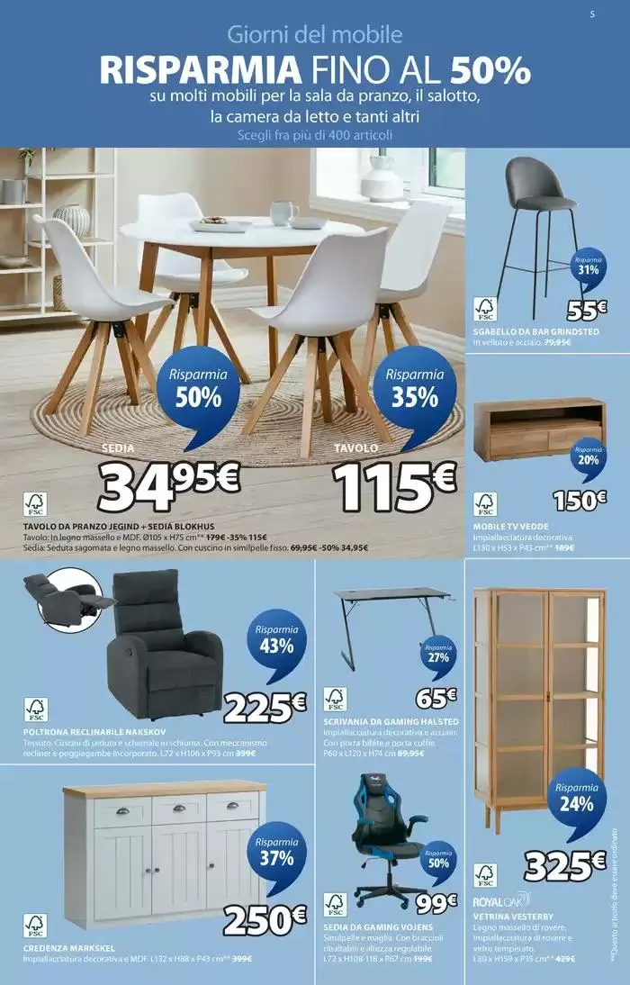 Sconti invernali da 2 gennaio a 5 febbraio di 2025 - Pagina del volantino 5
