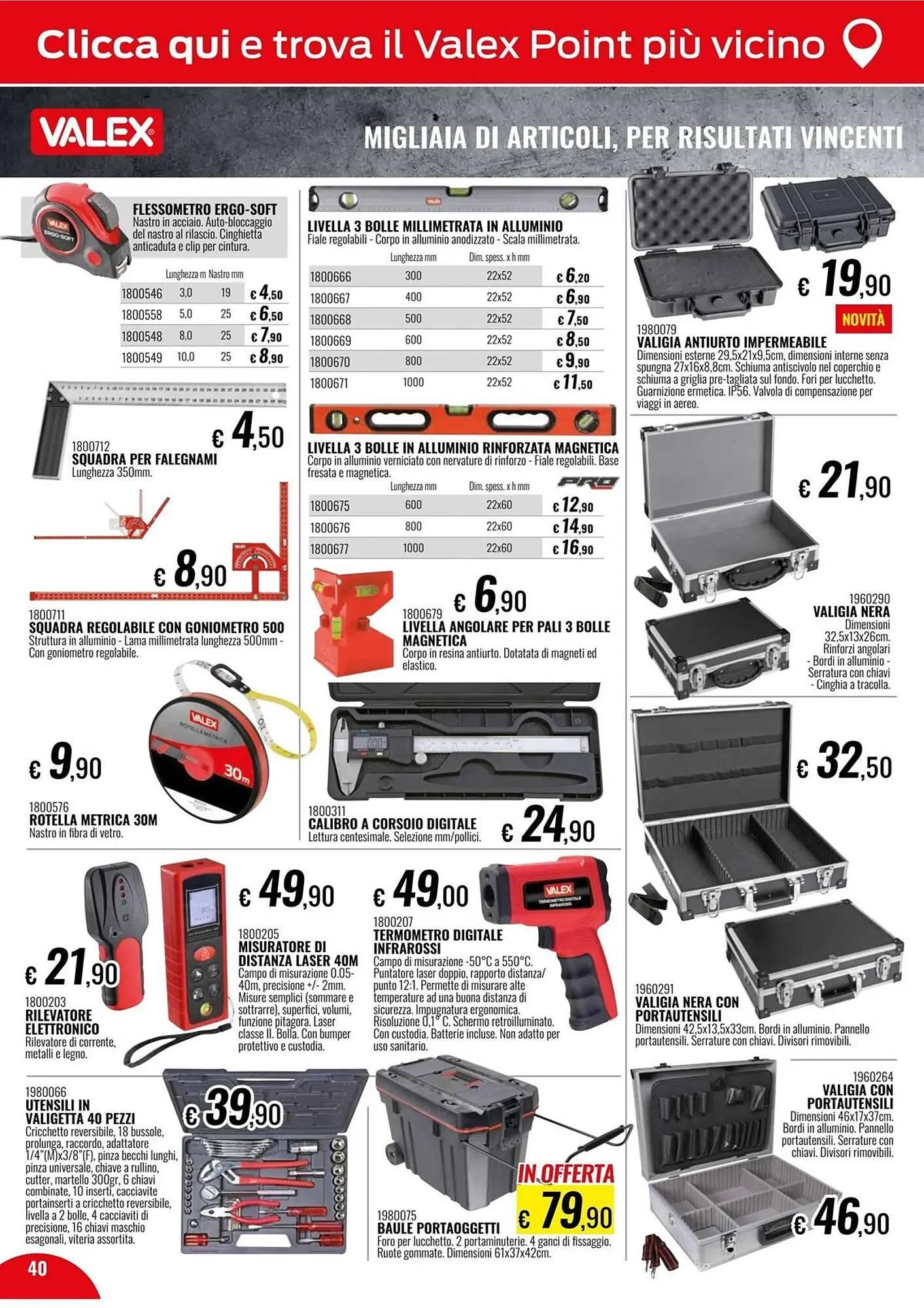 Volantino Valex da 5 marzo a 31 dicembre di 2025 - Pagina del volantino 40