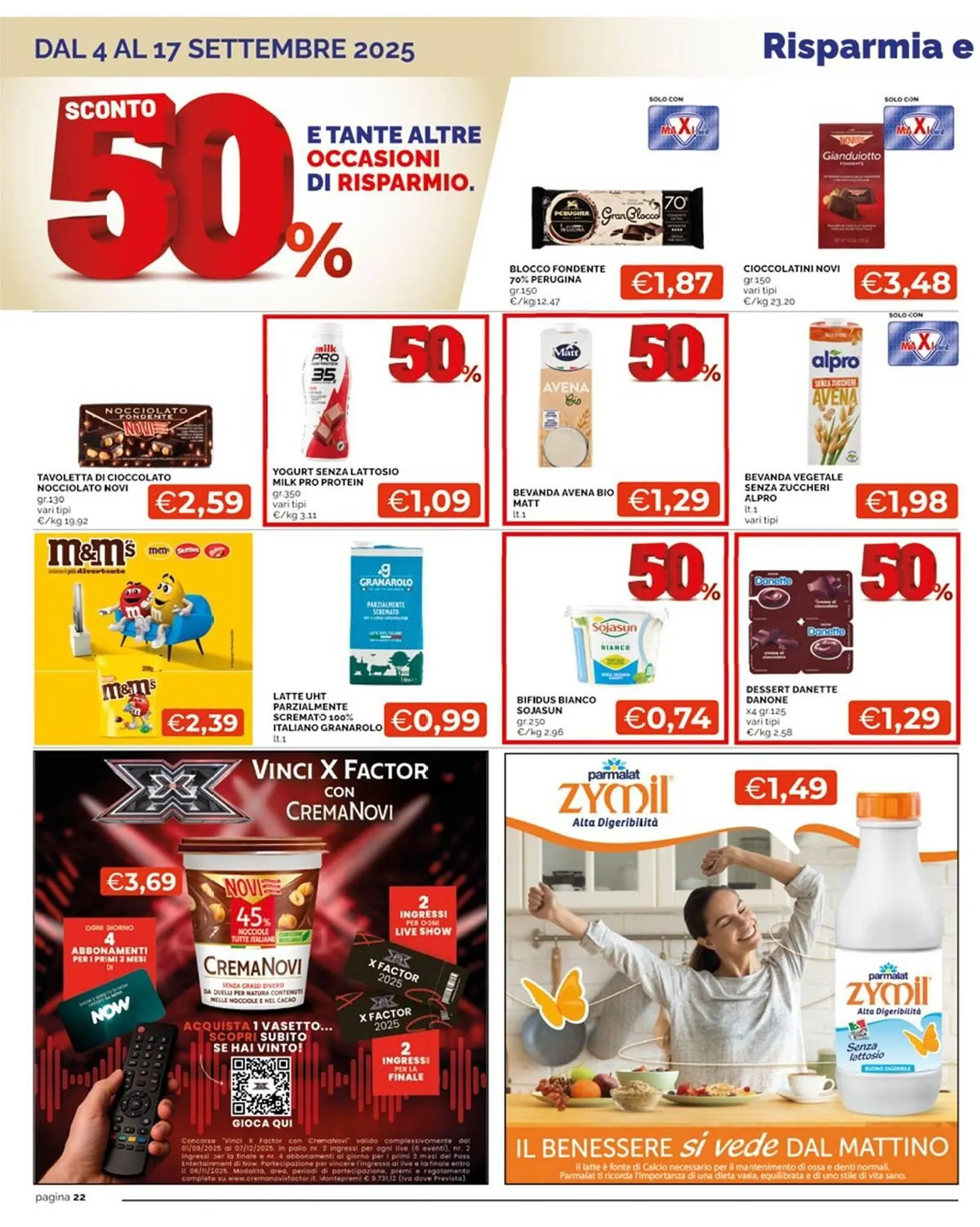 Volantino Maxisconto da 4 settembre a 17 settembre di 2025 - Pagina del volantino 22