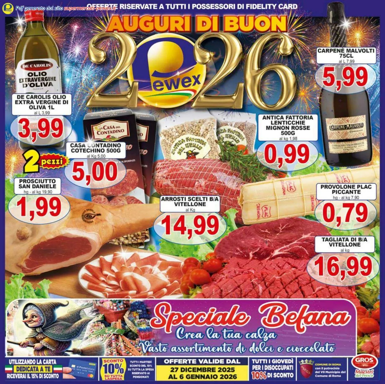 Pewex Volantino attuale da 27 dicembre a 6 gennaio di 2026 - Pagina del volantino 1