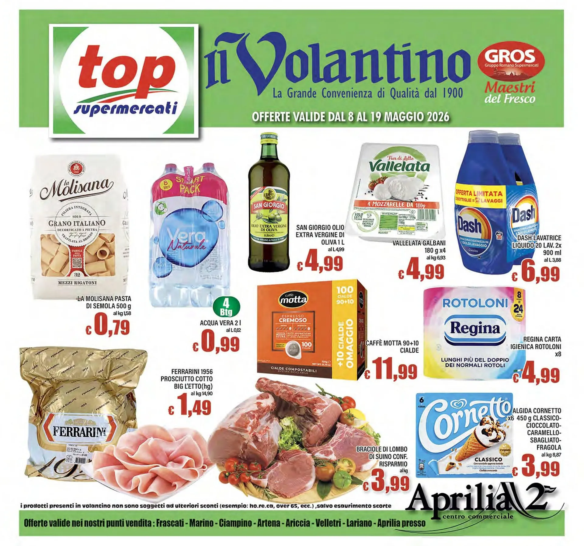 Volantino Top Supermercati da 8 maggio a 19 maggio di 2026 - Pagina del volantino 1