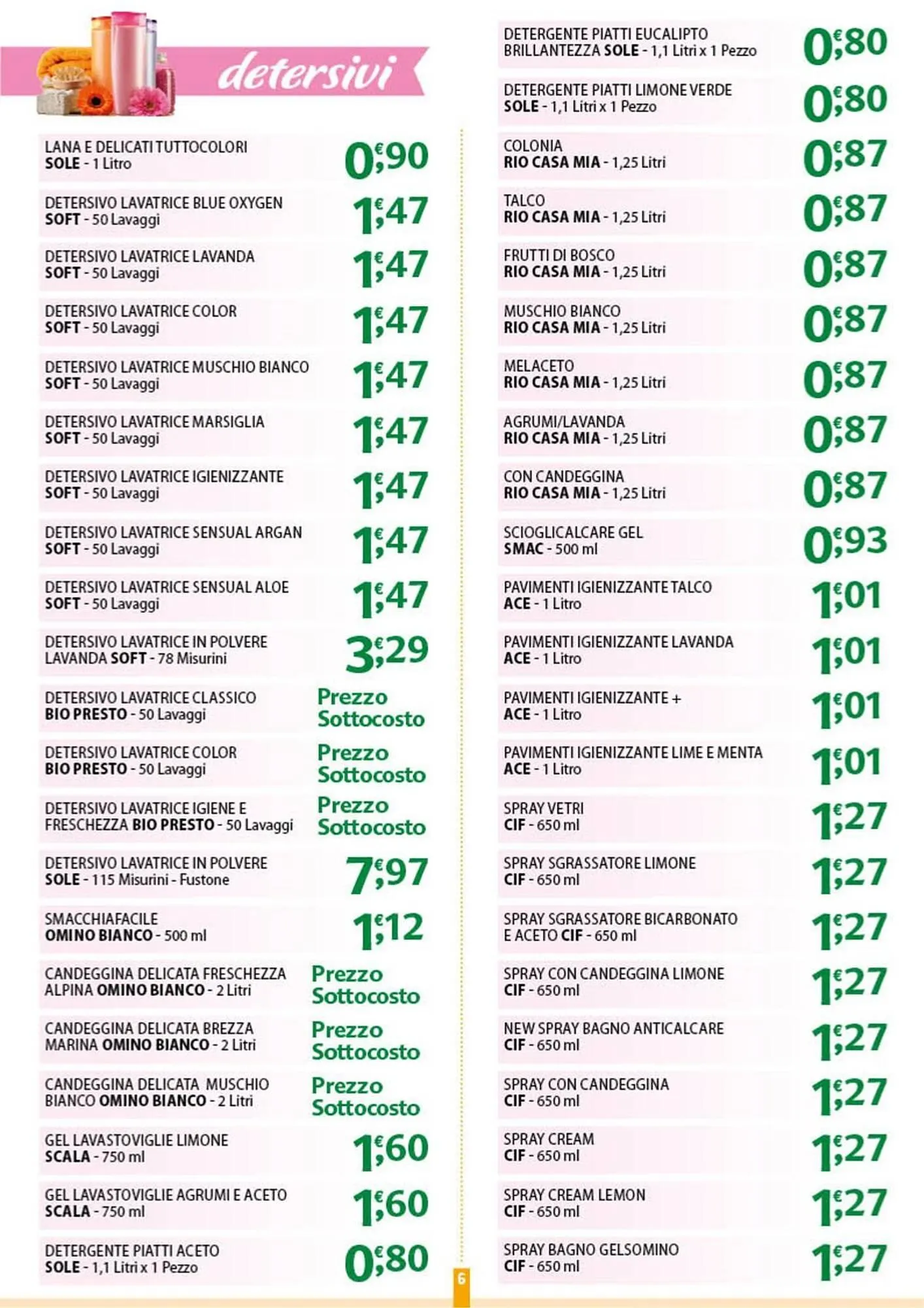 Volantino Gambardella Cash da 8 settembre a 13 settembre di 2025 - Pagina del volantino 6