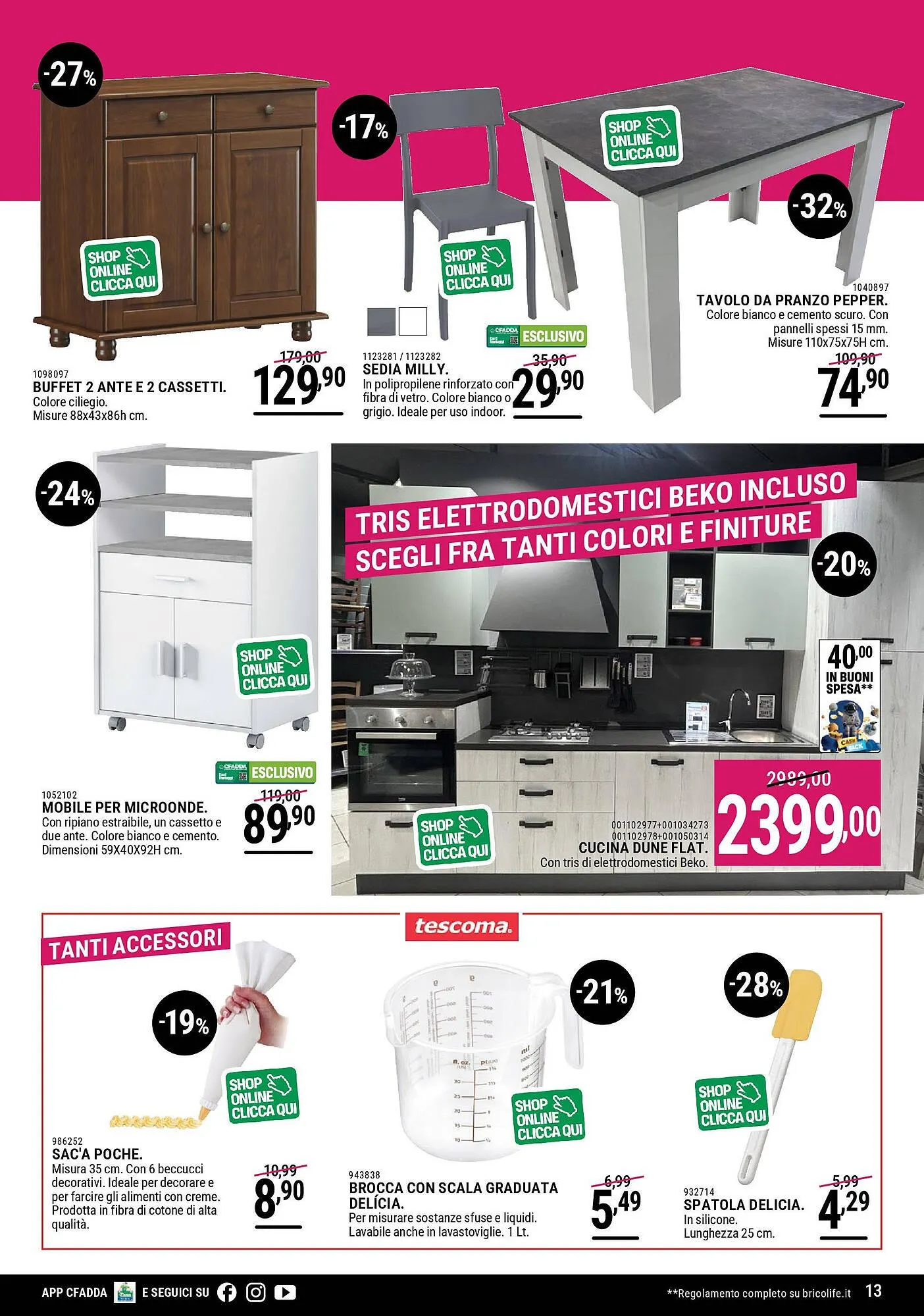 Volantino Cfadda da 29 ottobre a 23 novembre di 2025 - Pagina del volantino 13