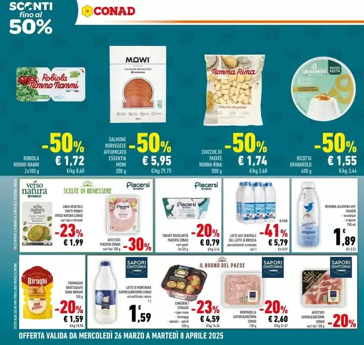 Sconti Fino al 50% da 26 marzo a 8 aprile di 2025 - Pagina del volantino 4