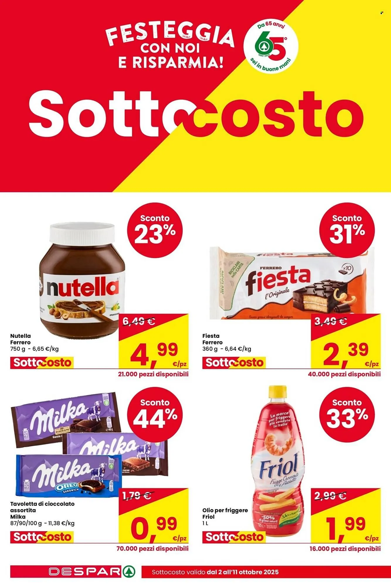 Volantino Despar da 2 ottobre a 11 ottobre di 2025 - Pagina del volantino 4