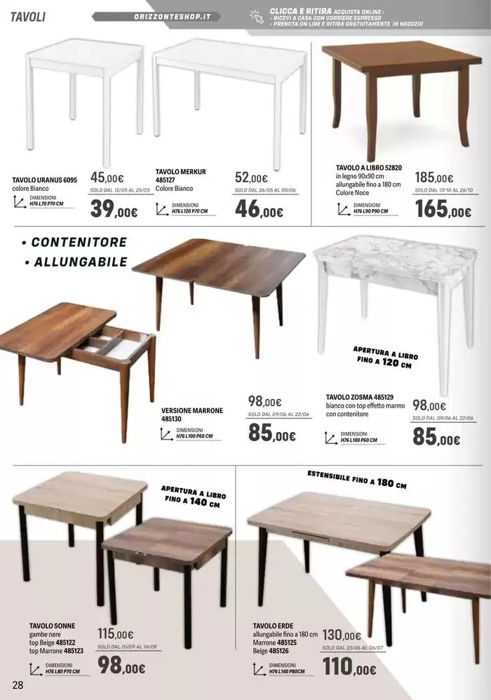 Catalogo mobile 2025 da 9 maggio a 7 dicembre di 2025 - Pagina del volantino 28