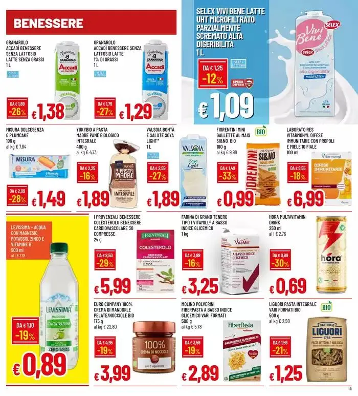 Grandi marche a piccoli prezzi  da 9 gennaio a 22 gennaio di 2025 - Pagina del volantino 13