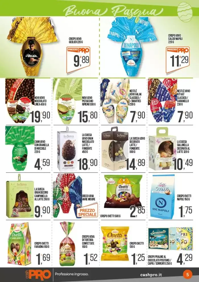 Buona pasqua a prezzi convenienti! da 7 aprile a 27 aprile di 2025 - Pagina del volantino 5