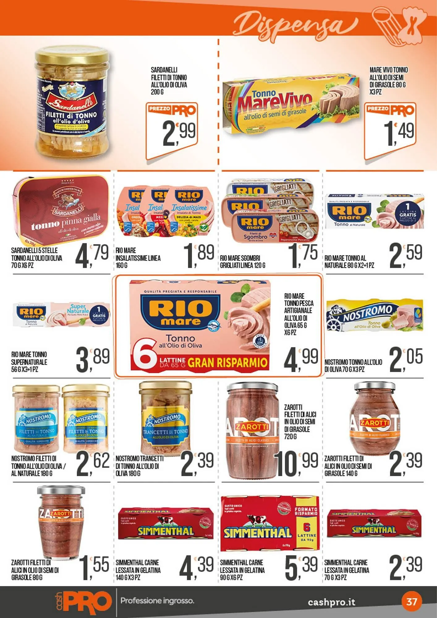 Volantino Cash pro da 24 marzo a 6 aprile di 2025 - Pagina del volantino 37