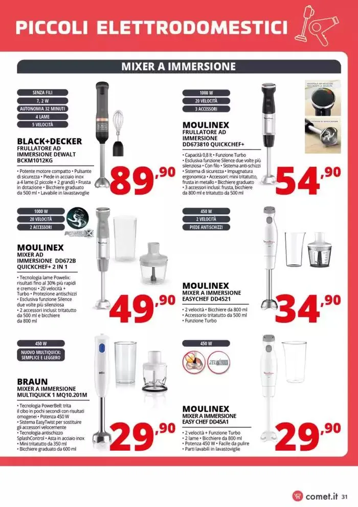 Speciale Piccoli Elettrodomestici  da 7 marzo a 19 marzo di 2025 - Pagina del volantino 31