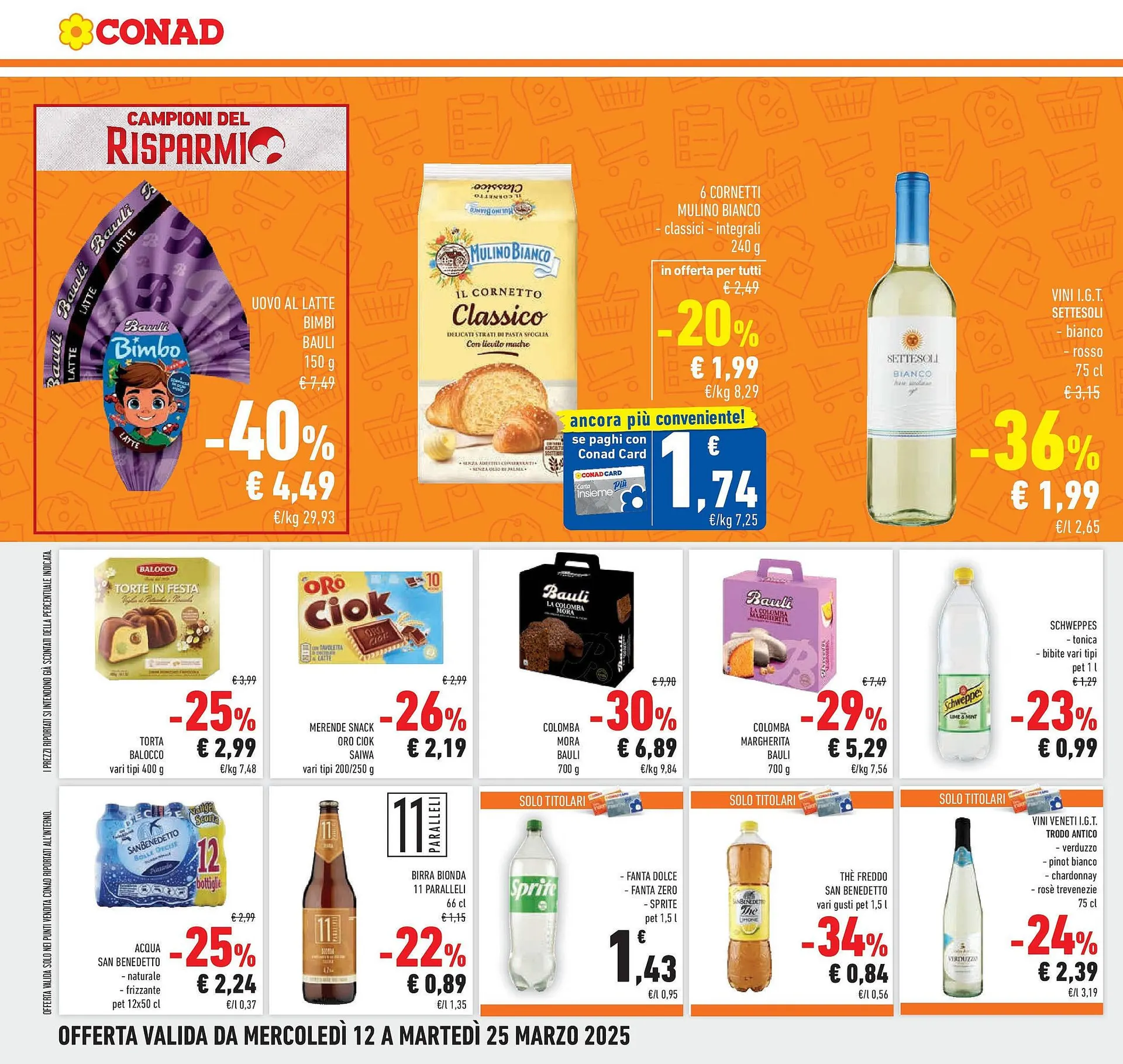 Volantino Conad da 11 marzo a 25 marzo di 2025 - Pagina del volantino 10