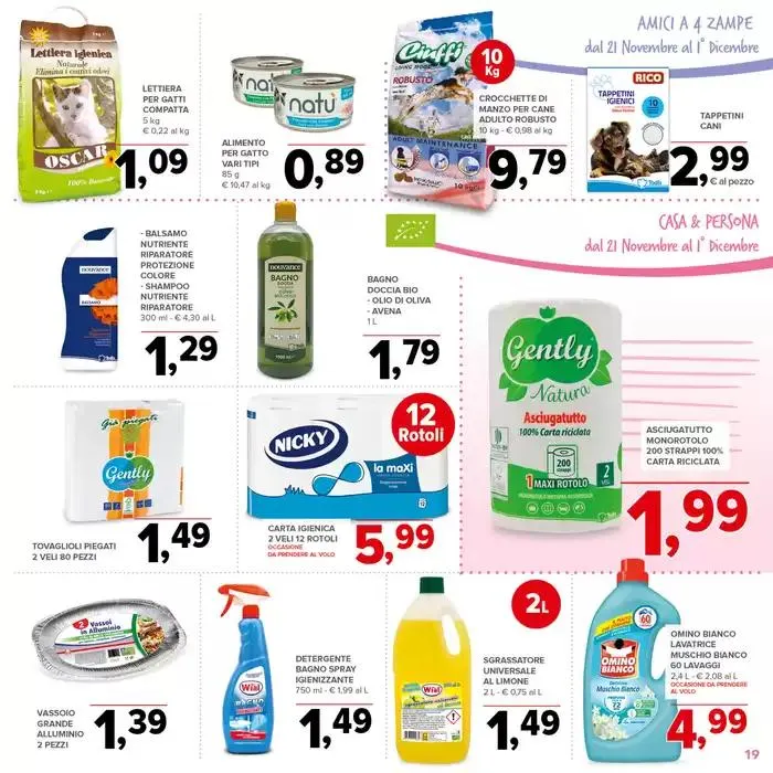 La forza di todis da 21 novembre a 1 dicembre di 2024 - Pagina del volantino 19