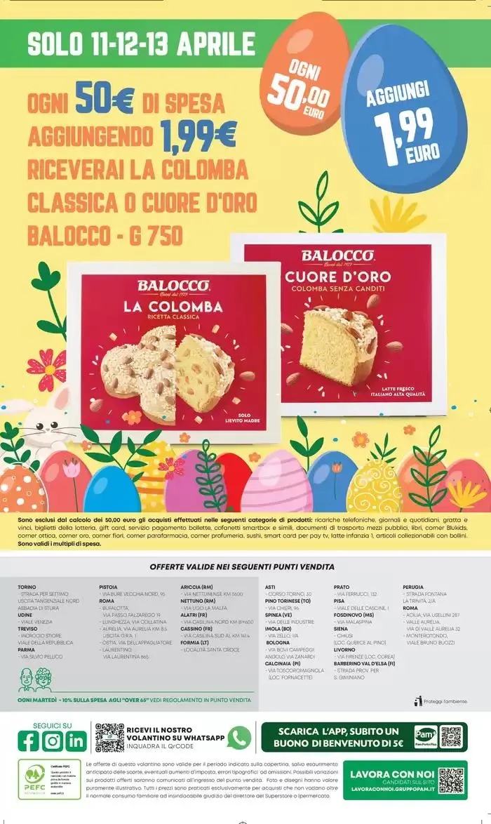 Pasqua con chi vuoi, Più a Meno solo da noi da 10 aprile a 21 aprile di 2025 - Pagina del volantino 36