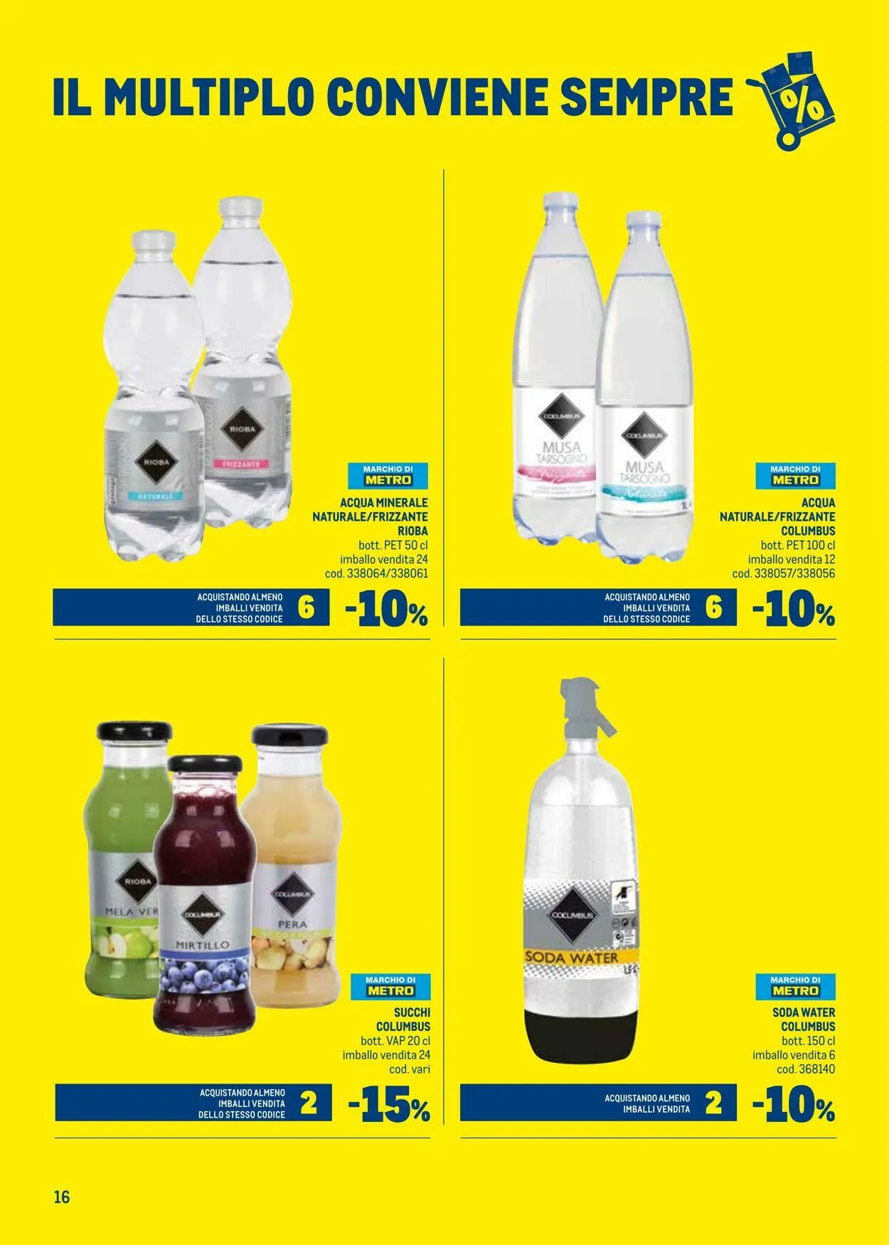 Metro Volantino attuale da 8 ottobre a 22 ottobre di 2025 - Pagina del volantino 16