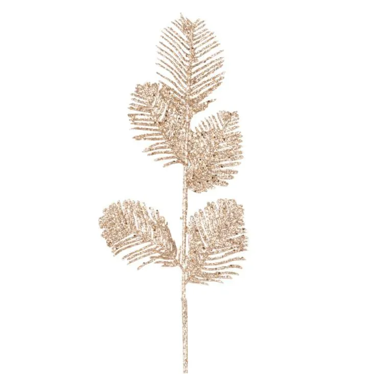 Ramo natalizio castagno dorato - Lotto di 12