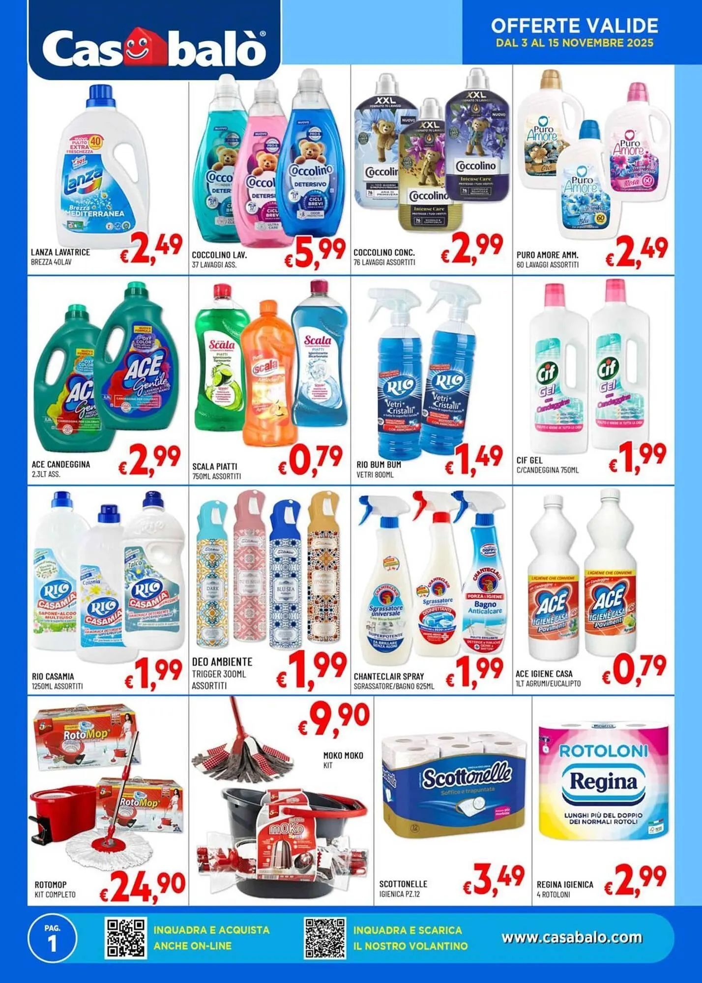 Volantino Casabalò da 3 novembre a 15 novembre di 2025 - Pagina del volantino 1