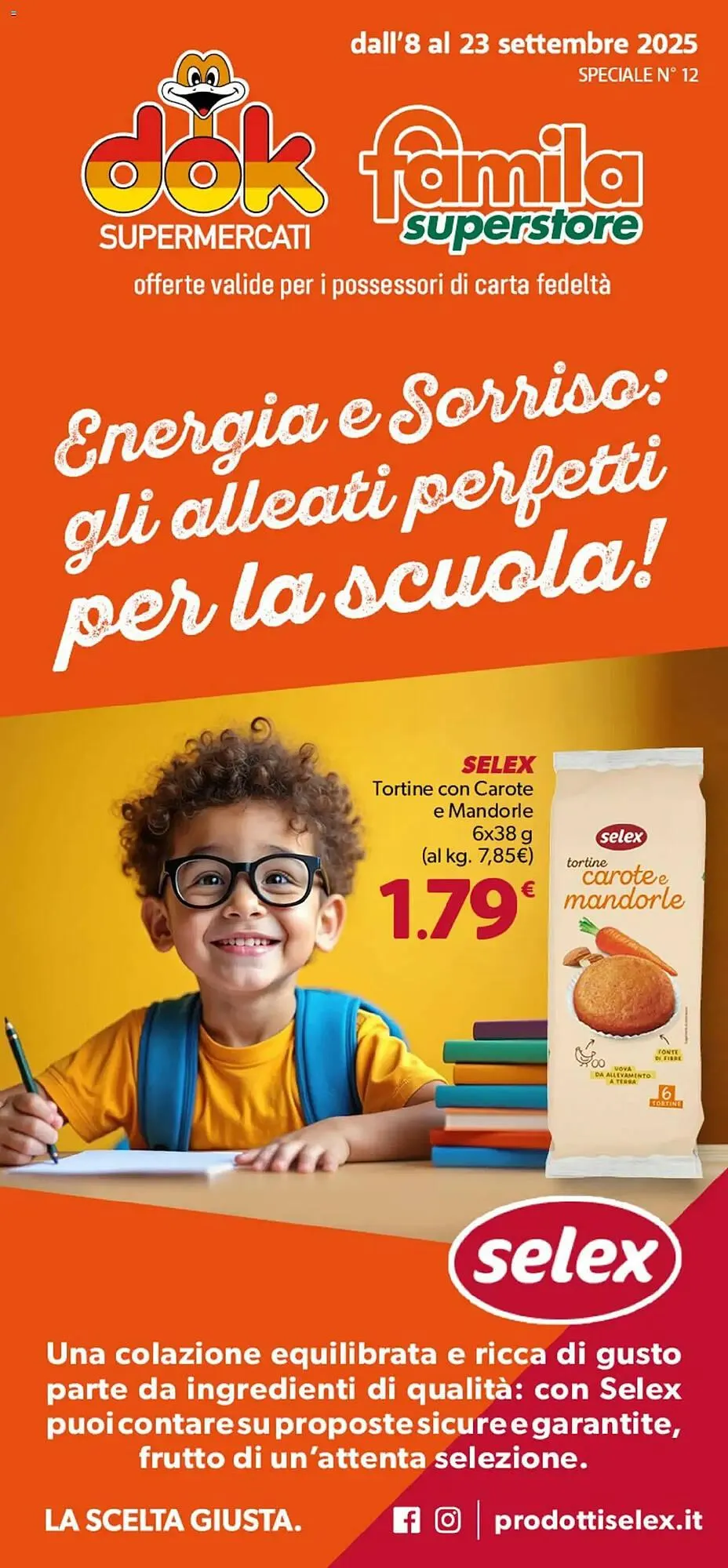 Volantino Supermercati Dok da 8 settembre a 23 settembre di 2025 - Pagina del volantino 1