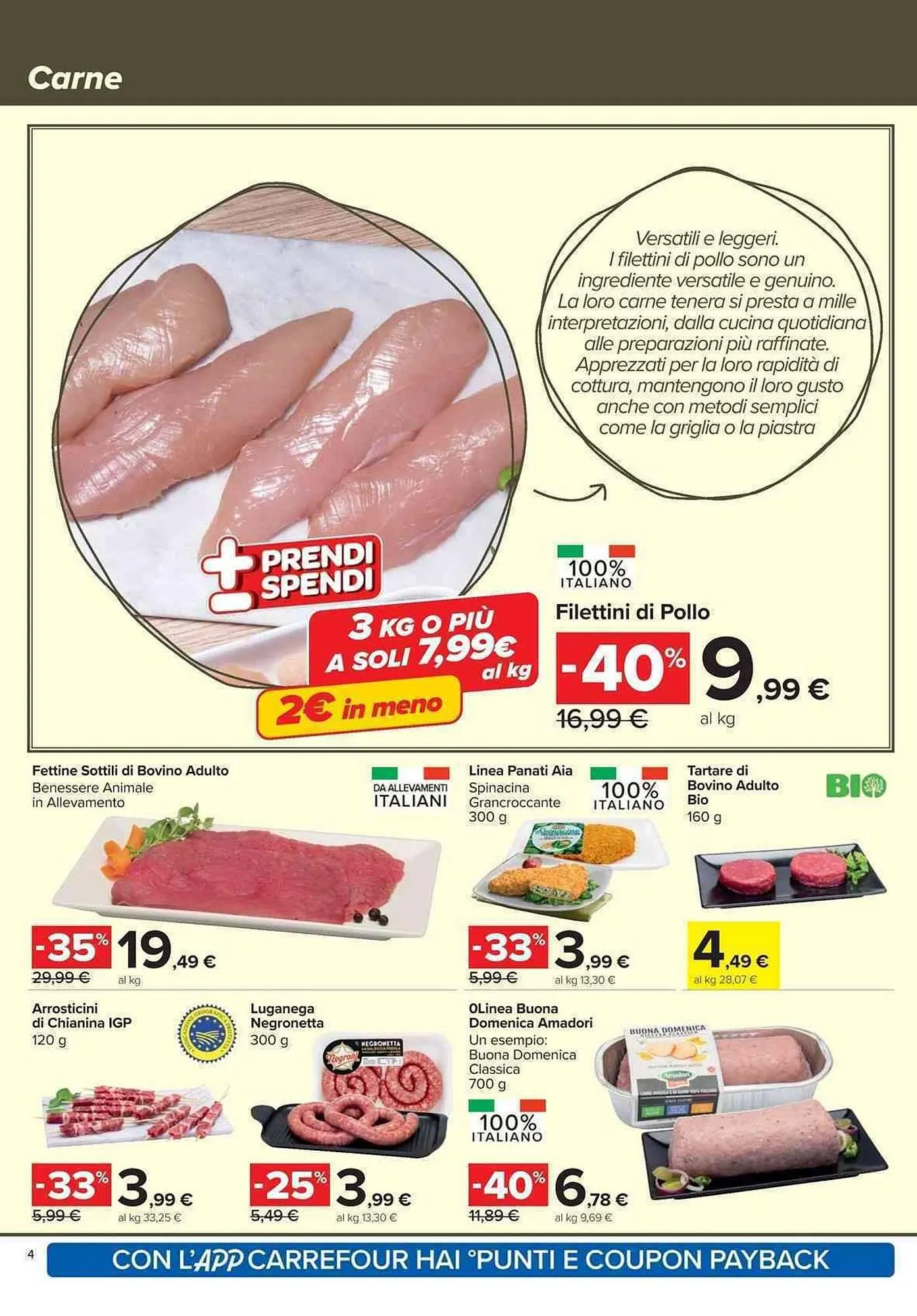 Volantino Carrefour Market da 13 marzo a 23 marzo di 2026 - Pagina del volantino 4