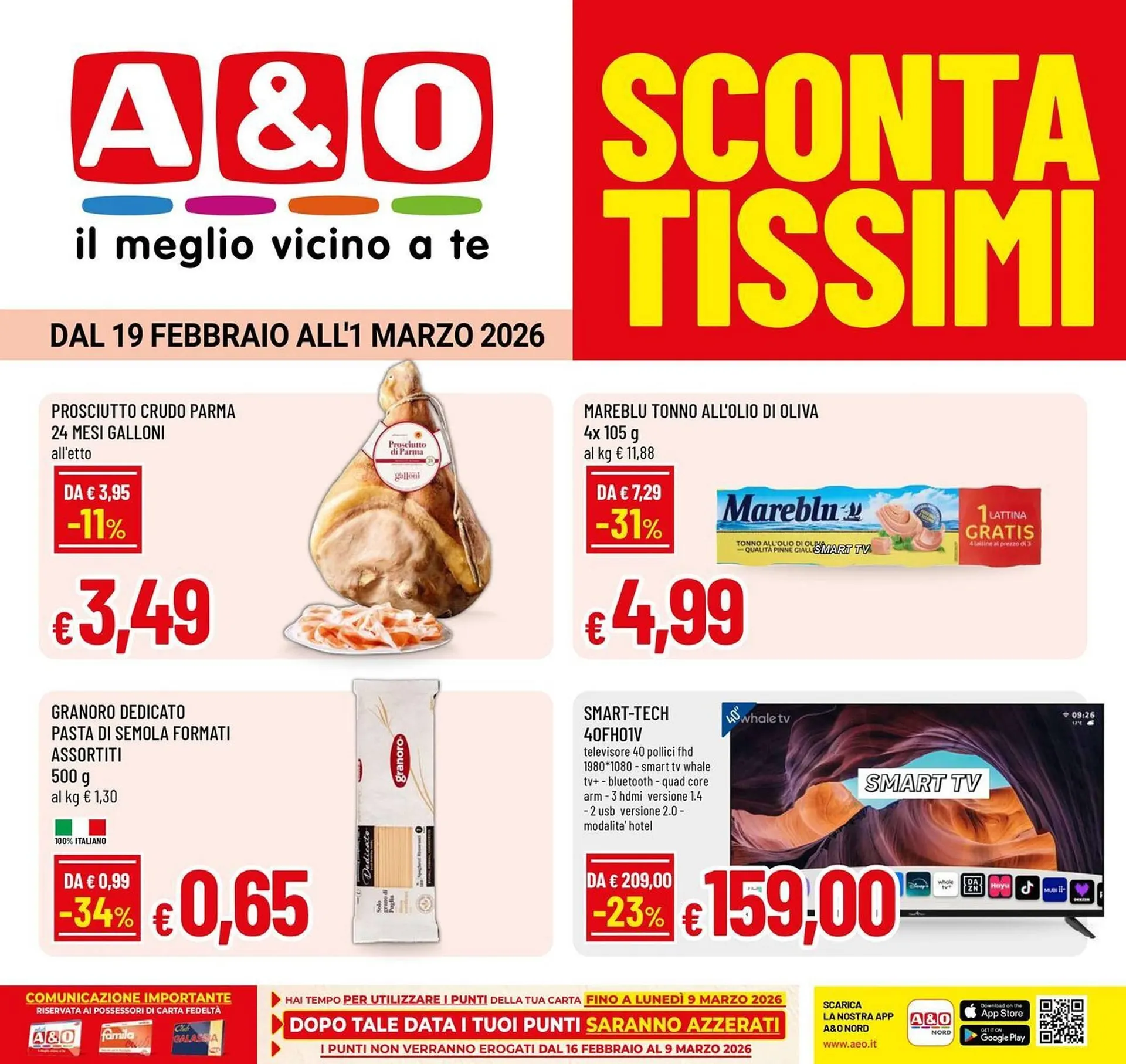 Volantino A&O da 19 febbraio a 1 marzo di 2026 - Pagina del volantino 1