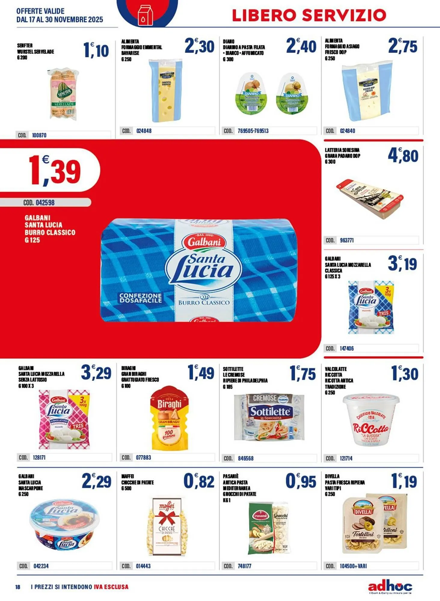 Volantino Adhoc da 17 novembre a 30 novembre di 2025 - Pagina del volantino 18