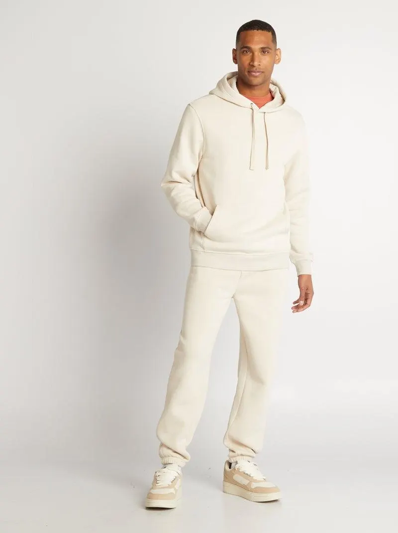 Joggers regular tinta unita - GRIGIO