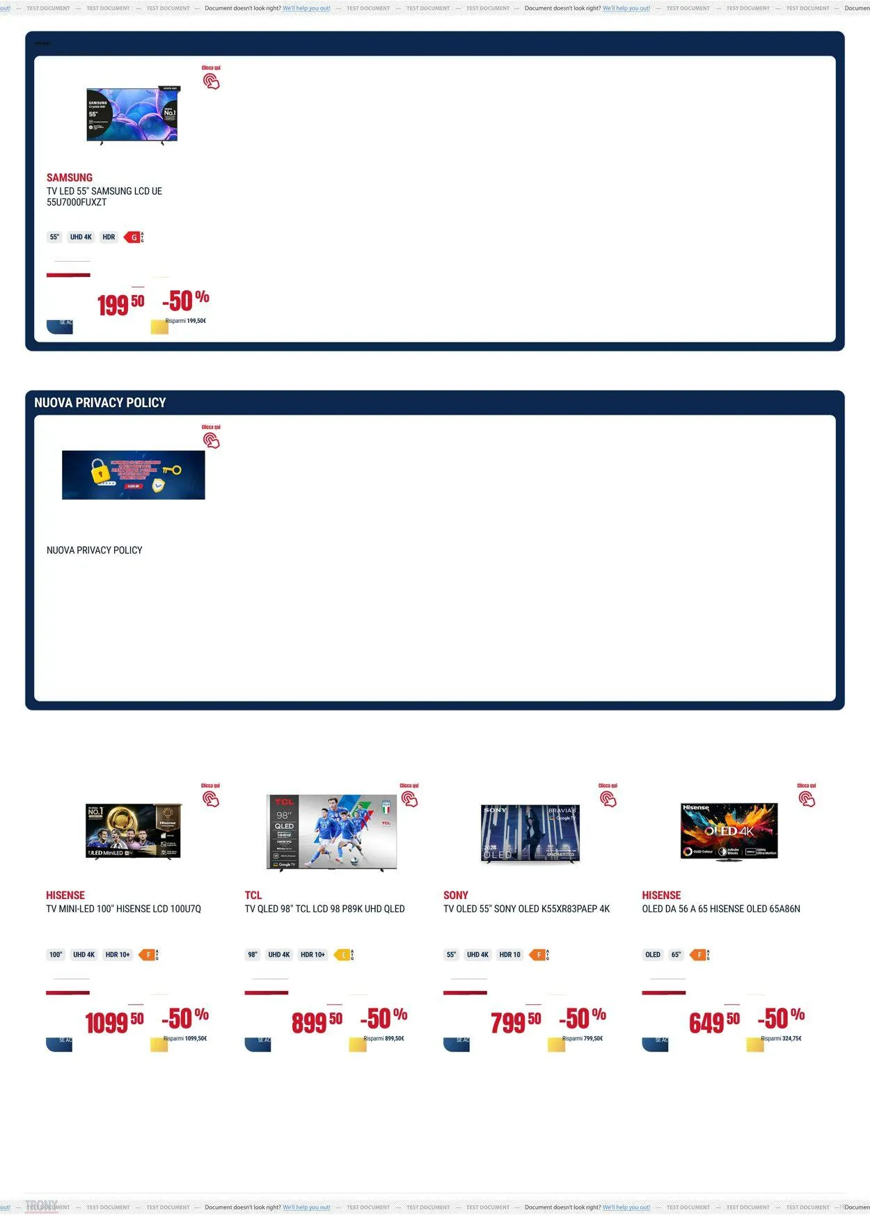 Trony - Roma Volantino attuale da 21 agosto a 10 settembre di 2025 - Pagina del volantino 18